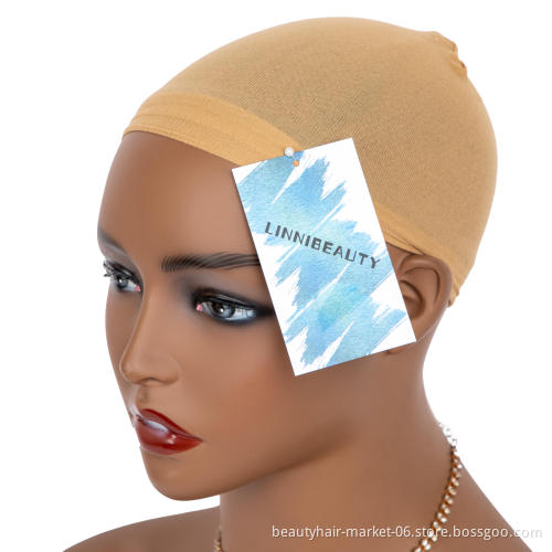 Linni Beauty Free shipping breathable stretchable nylon stocking sample black net wig net cap